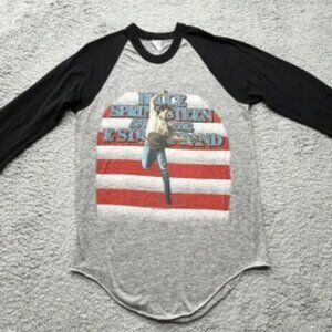 Bruce Springsteen Original 1984 Tour T-shirt Size M Vintage Born in USA Raglan